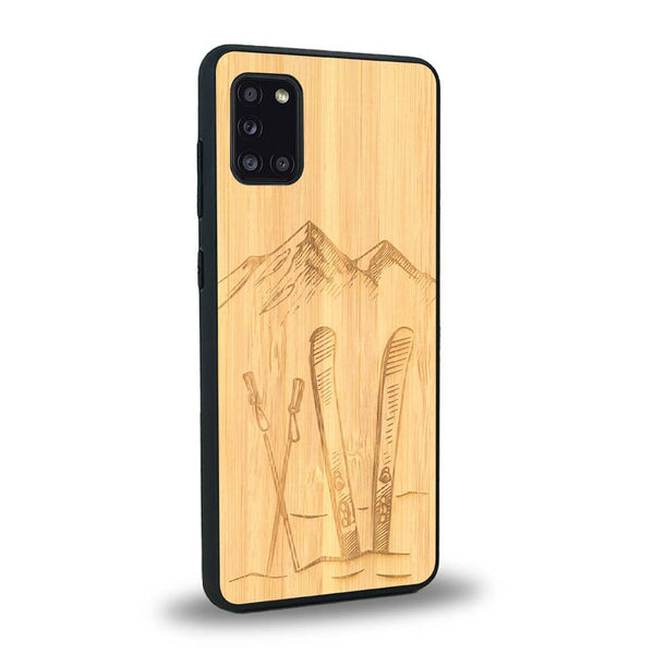 Coque Samsung A31 - Winter Holidays - Coque en bois