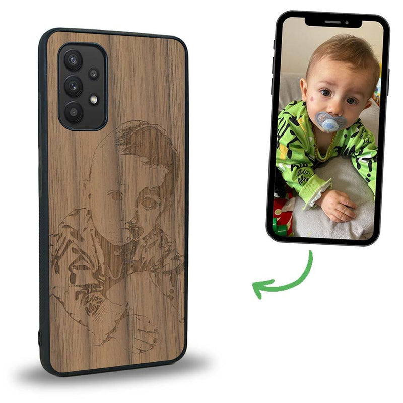 Coque Samsung A32 4G - La Personnalisable - Coque en bois