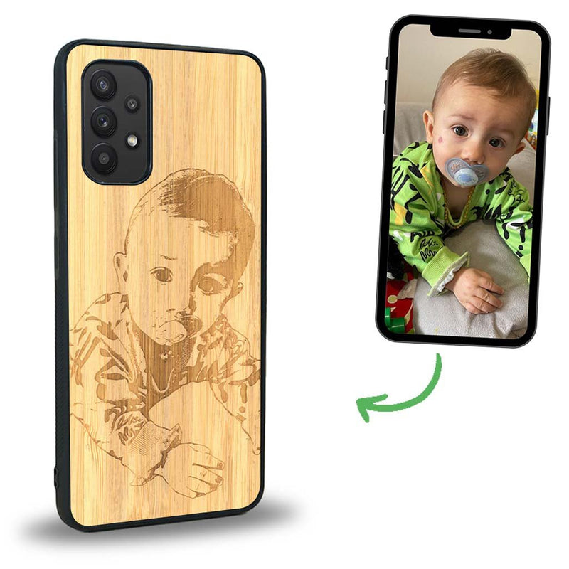 Coque Samsung A32 4G - La Personnalisable - Coque en bois