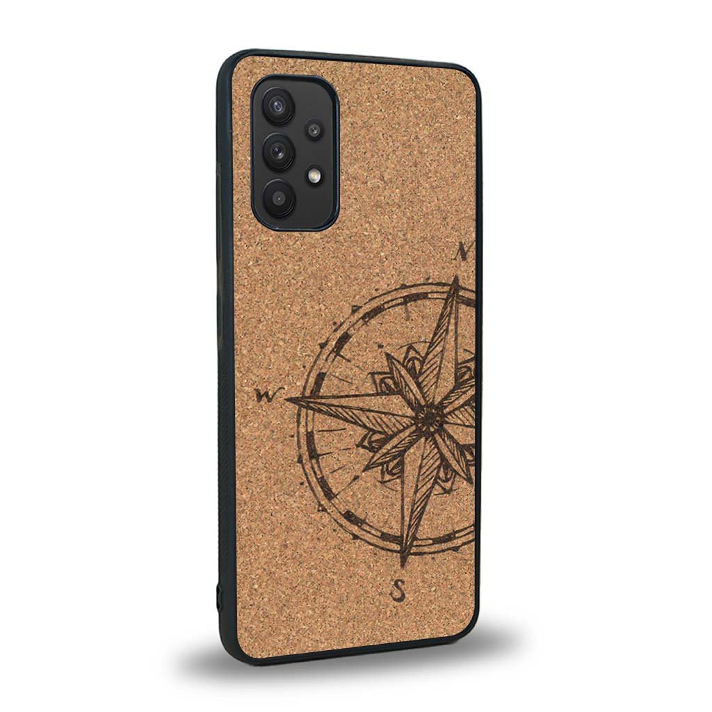 Coque Samsung A32 4G - La Rose des Vents - Coque en bois