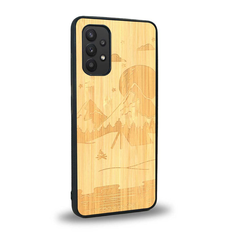 Coque Samsung A32 4G - Le Campsite - Coque en bois