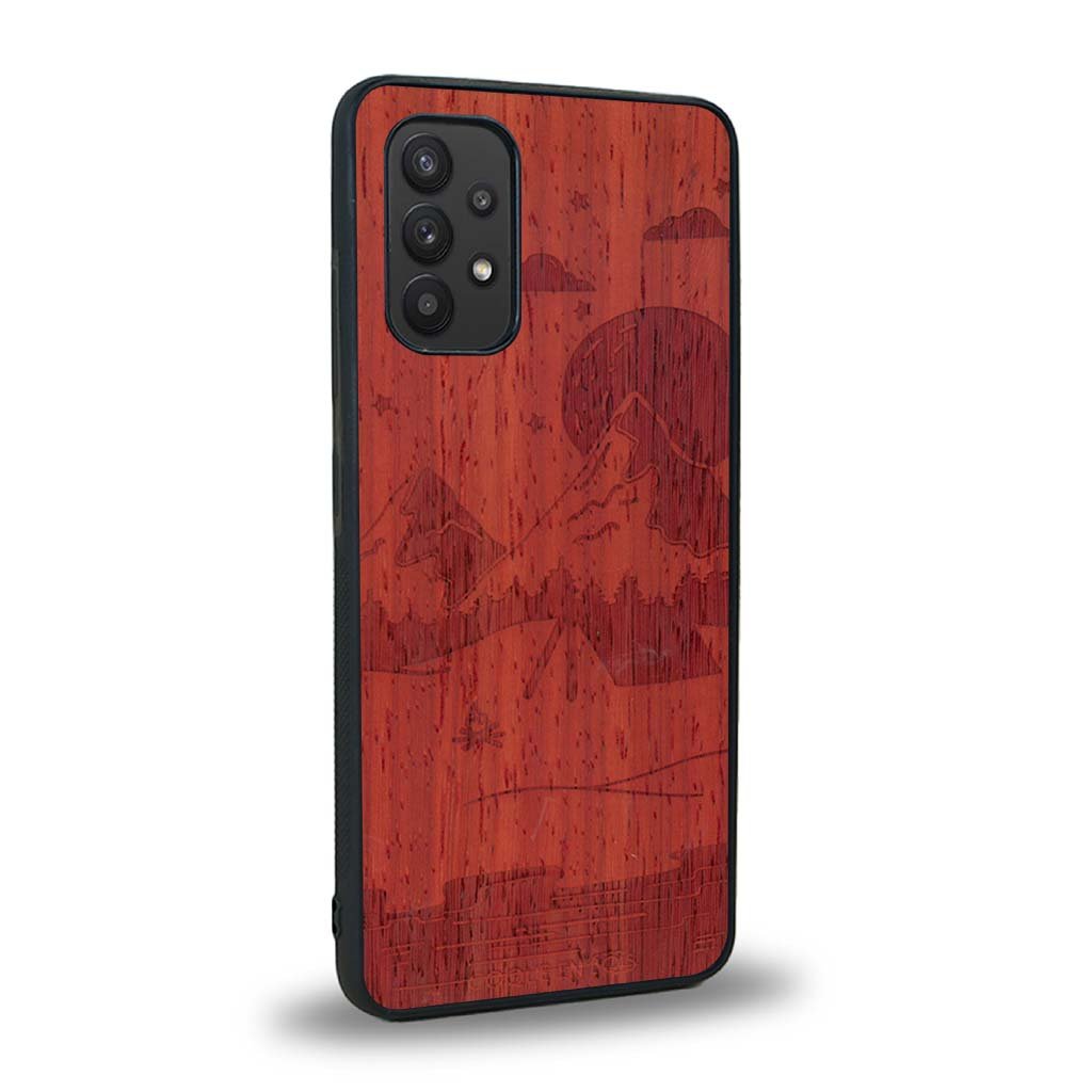 Coque Samsung A32 4G - Le Campsite - Coque en bois