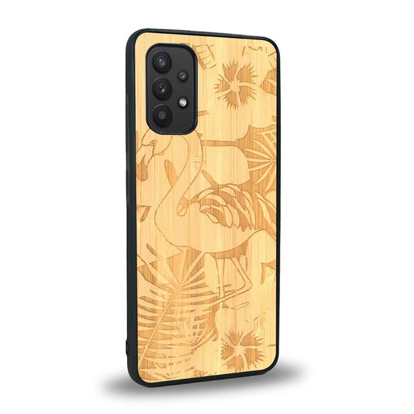 Coque Samsung A32 4G - Le Flamant Rose - Coque en bois