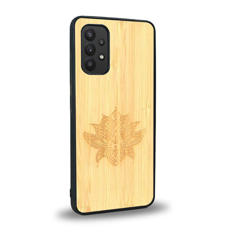 Coque Samsung A32 4G - Le Lotus - Coque en bois