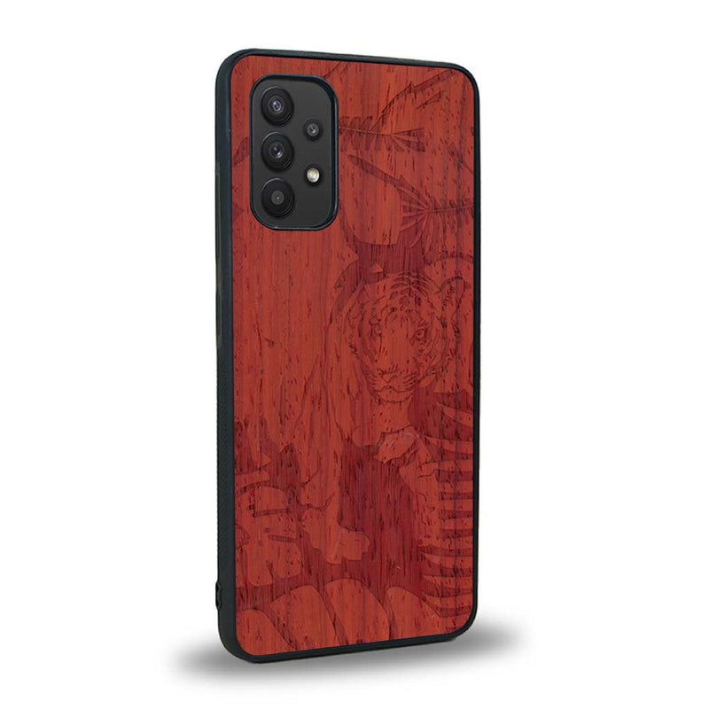 Coque Samsung A32 4G - Le Tigre - Coque en bois