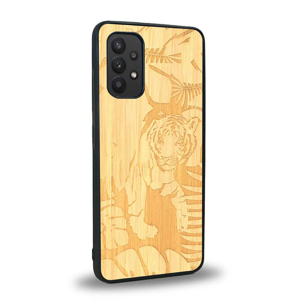 Coque Samsung A32 4G - Le Tigre - Coque en bois