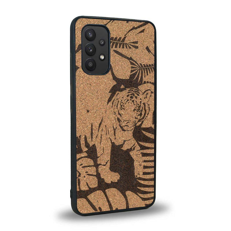 Coque Samsung A32 4G - Le Tigre - Coque en bois