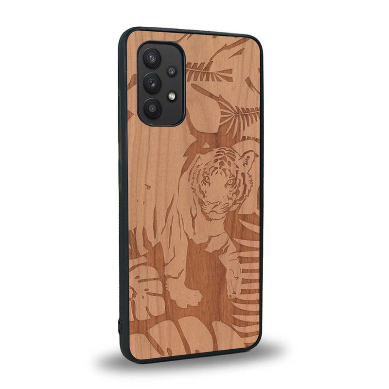 Coque Samsung A32 4G - Le Tigre - Coque en bois