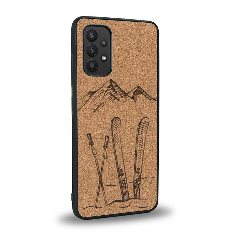 Coque Samsung A32 4G - Winter Holidays - Coque en bois