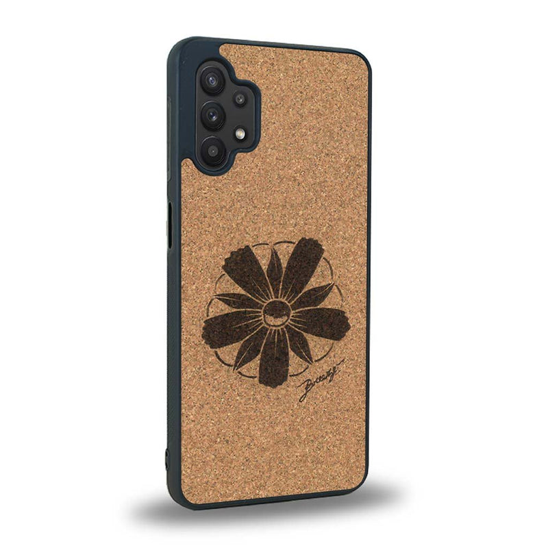 Coque Samsung A32 5G - La Fleur des Montagnes - Coque en bois