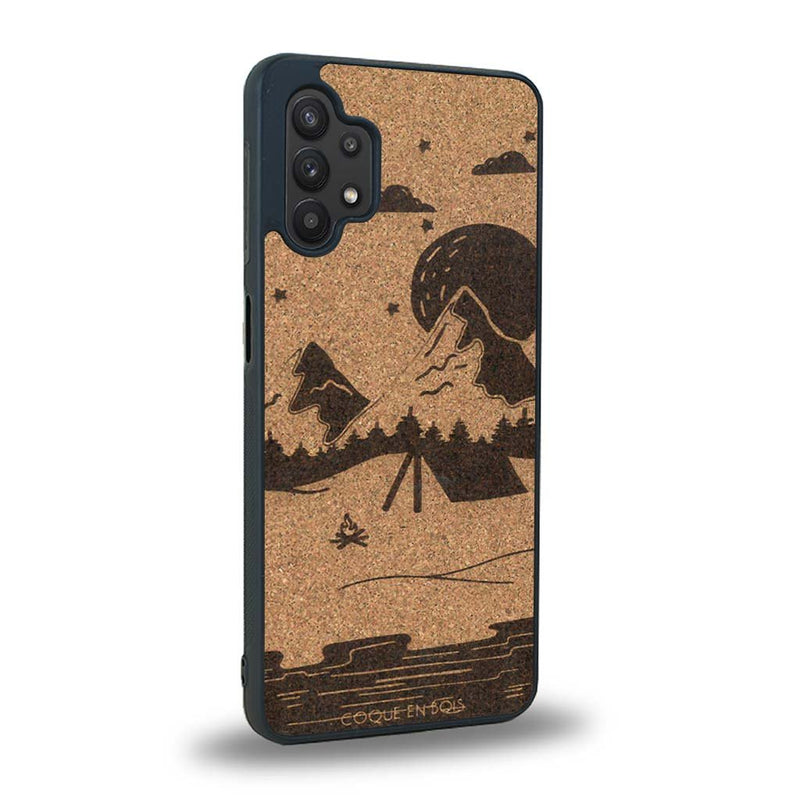 Coque Samsung A32 5G - Le Campsite - Coque en bois