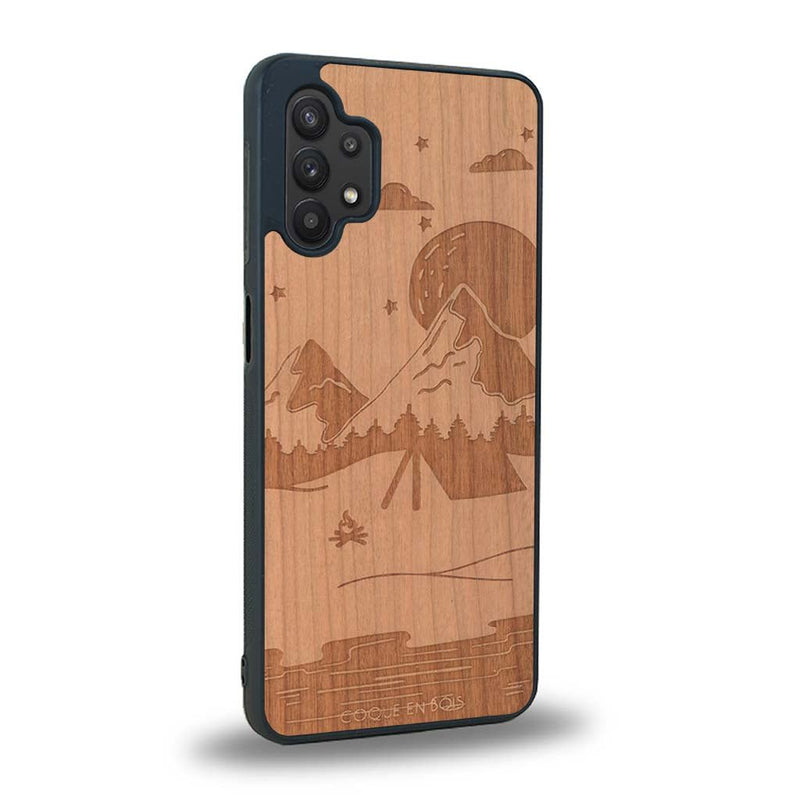 Coque Samsung A32 5G - Le Campsite - Coque en bois