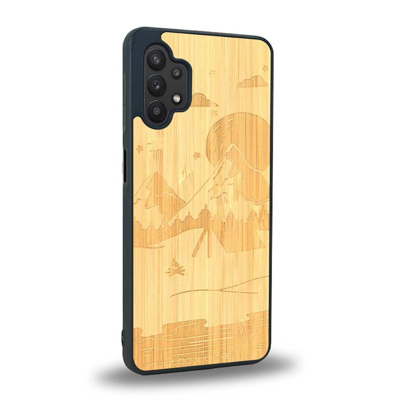 Coque Samsung A32 5G - Le Campsite - Coque en bois