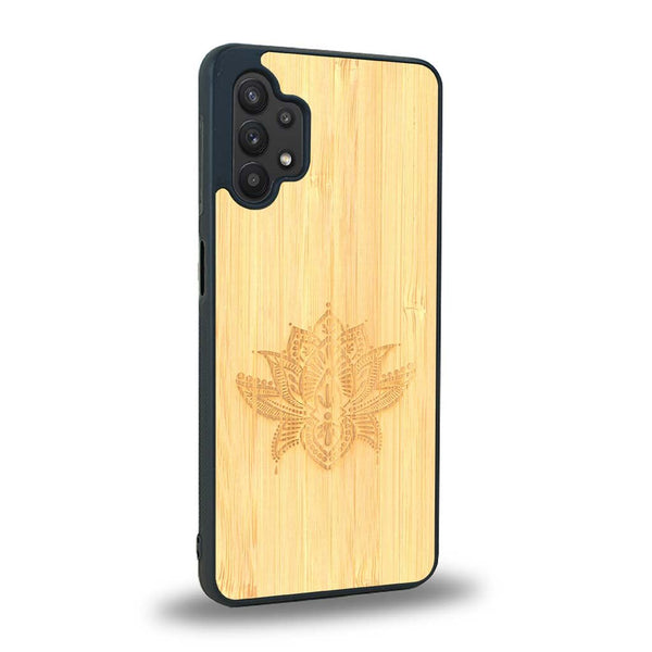 Coque Samsung A32 5G - Le Lotus - Coque en bois
