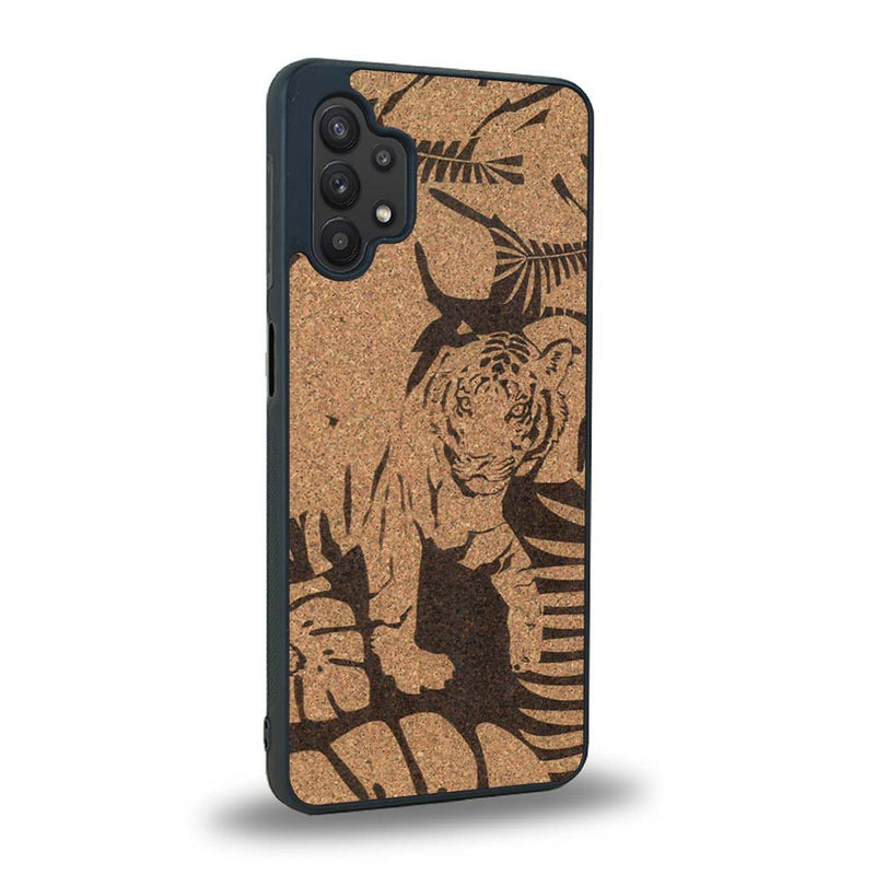 Coque Samsung A32 5G - Le Tigre - Coque en bois