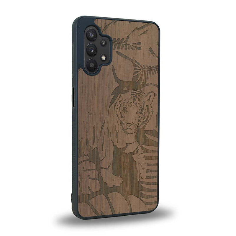 Coque Samsung A32 5G - Le Tigre - Coque en bois