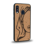 Coque Samsung A40 - Au féminin - Coque en bois