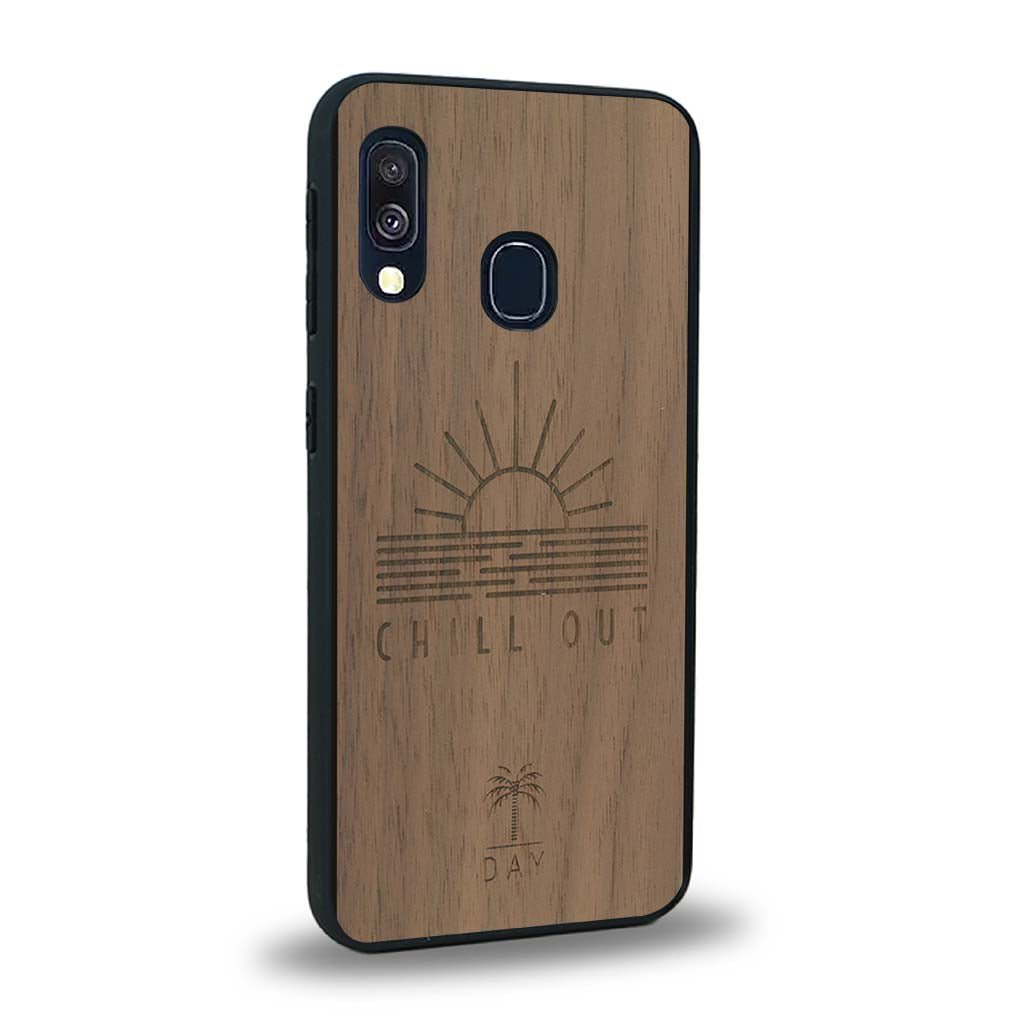 Coque Samsung A40 - La Chill Out - Coque en bois