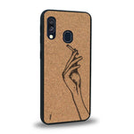Coque Samsung A40 - La Garçonne - Coque en bois