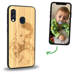 Coque Samsung A40 - La Personnalisable - Coque en bois
