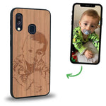 Coque Samsung A40 - La Personnalisable - Coque en bois
