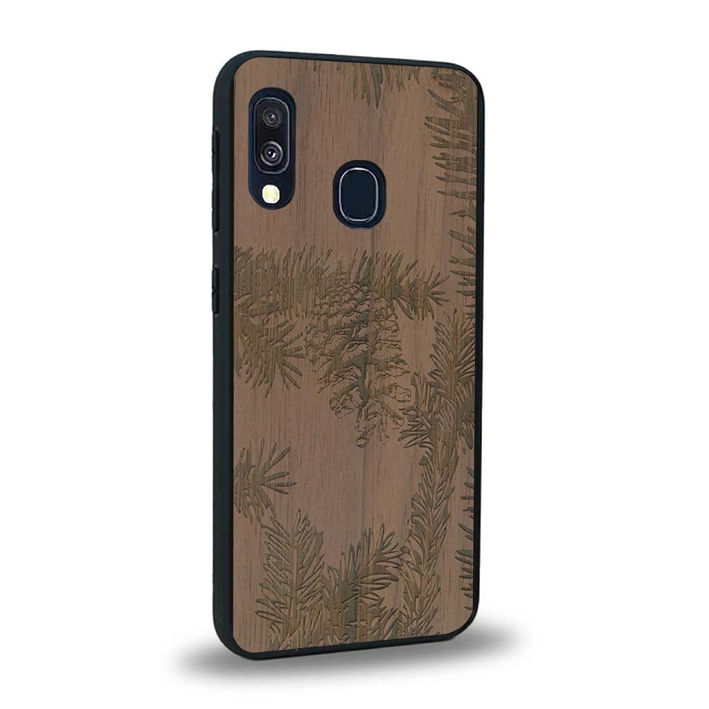 Coque Samsung A40 - La Pomme de Pin - Coque en bois