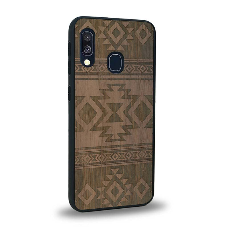 Coque Samsung A40 - L'Aztec - Coque en bois