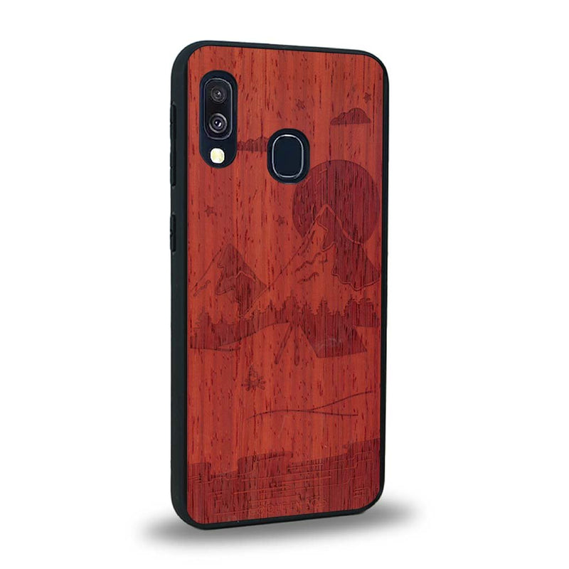 Coque Samsung A40 - Le Campsite - Coque en bois