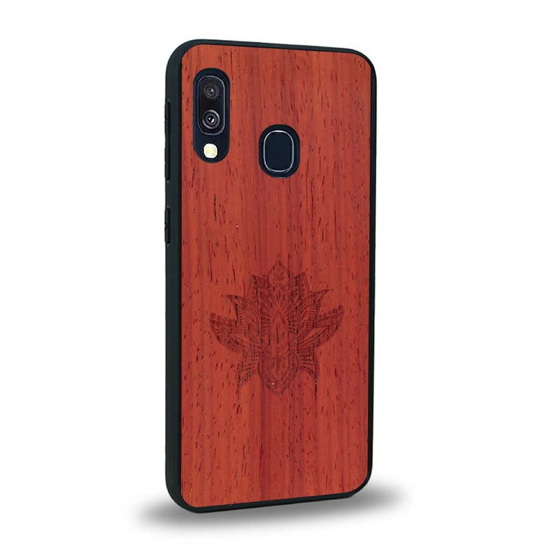 Coque Samsung A40 - Le Lotus - Coque en bois