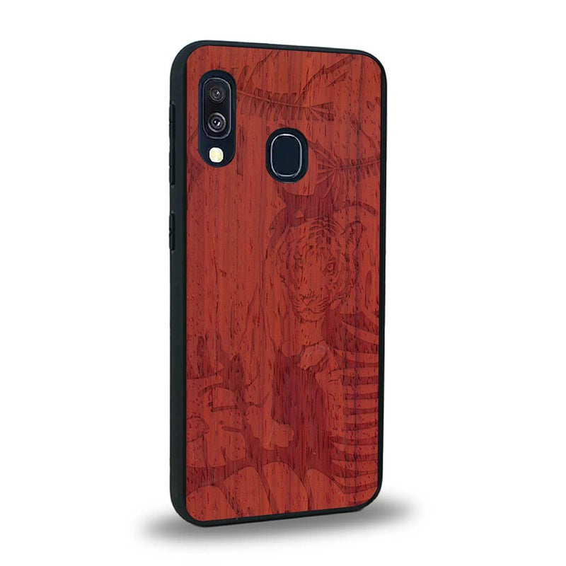 Coque Samsung A40 - Le Tigre - Coque en bois