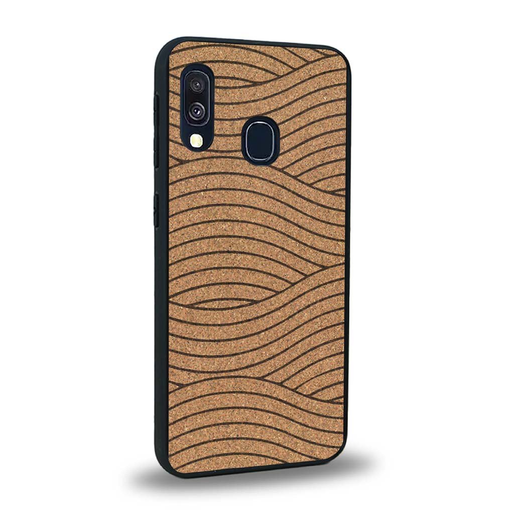 Coque Samsung A40 - Le Wavy Style - Coque en bois