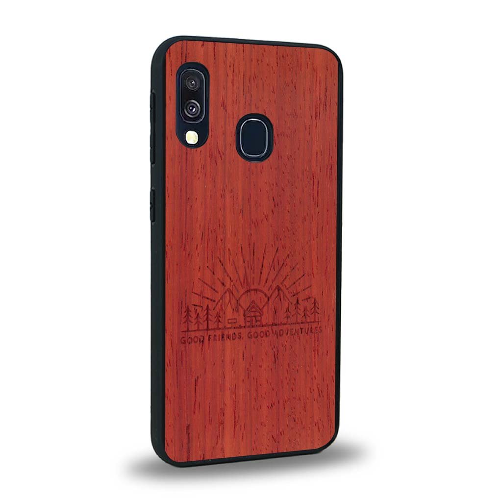 Coque Samsung A40 - Sunset Lovers - Coque en bois