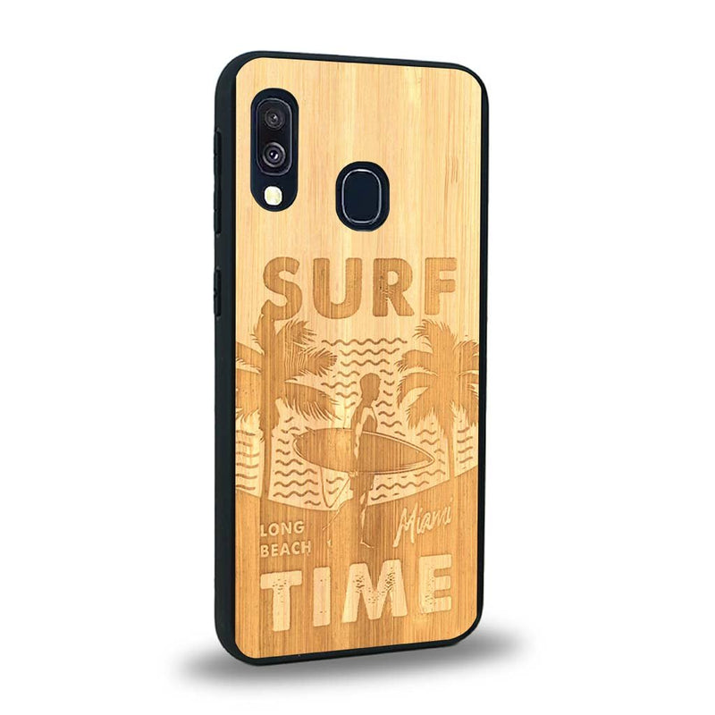 Coque Samsung A40 - Surf Time - Coque en bois