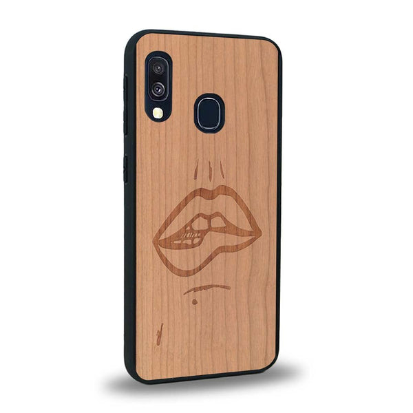 Coque Samsung A40 - The Kiss - Coque en bois