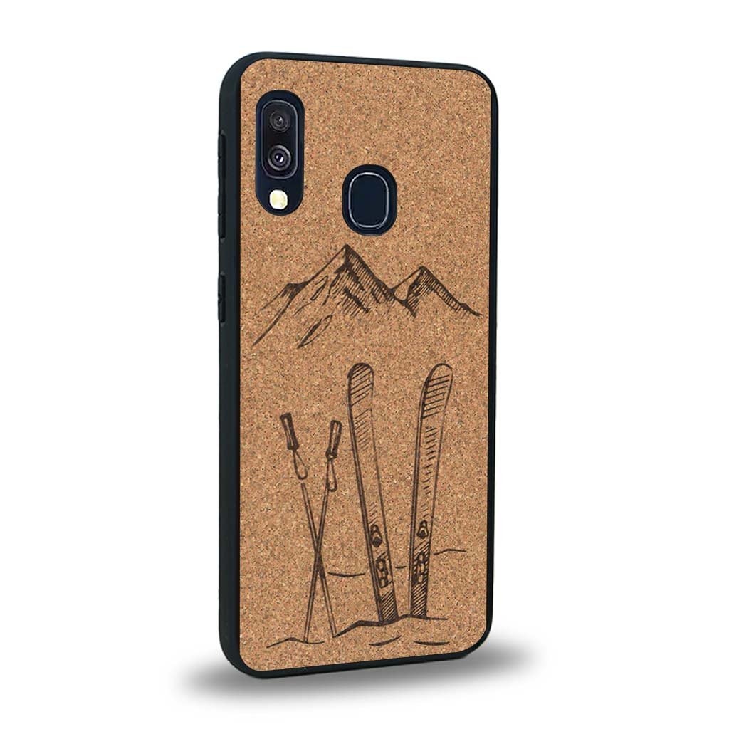 Coque Samsung A40 - Winter Holidays - Coque en bois