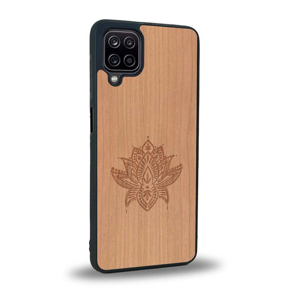 Coque Samsung A42 5G - Le Lotus - Coque en bois