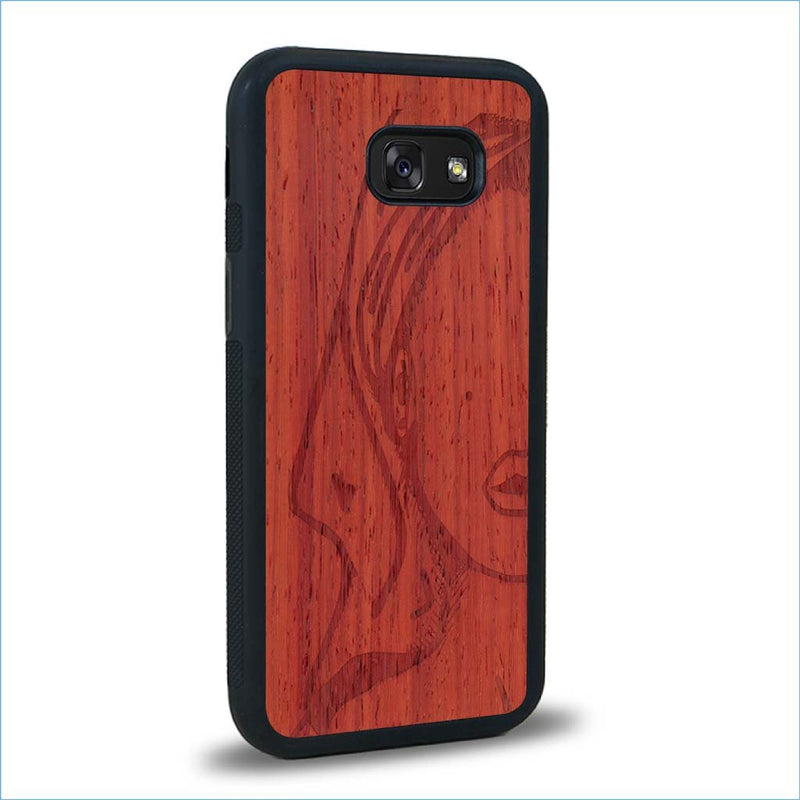 Coque Samsung A5 - Au féminin - Coque en bois