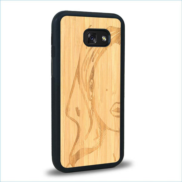 Coque Samsung A5 - Au féminin - Coque en bois