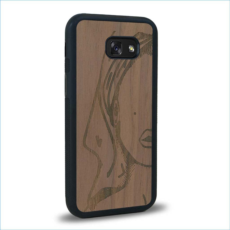 Coque Samsung A5 - Au féminin - Coque en bois