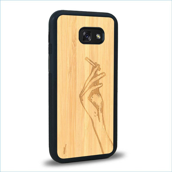 Coque Samsung A5 - La Garçonne - Coque en bois