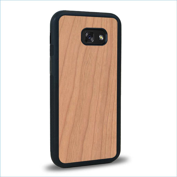 Coque de protection en bois véritable fabriquée en France pour Samsung A5 sans gravure avec un design minimaliste et moderne
