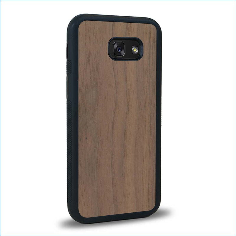 Coque de protection en bois véritable fabriquée en France pour Samsung A5 sans gravure avec un design minimaliste et moderne