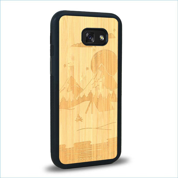 Coque Samsung A5 - Le Campsite - Coque en bois