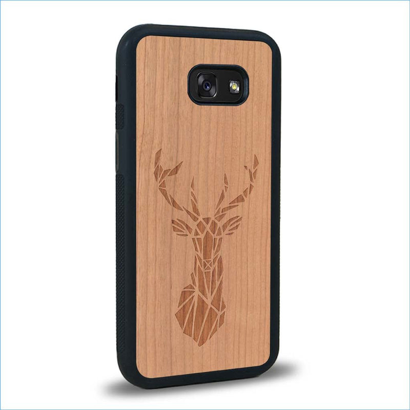 Coque Samsung A5 - Le Cerf - Coque en bois