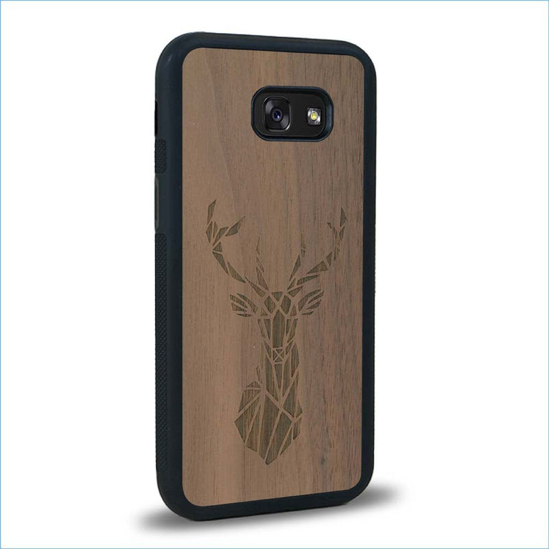 Coque Samsung A5 - Le Cerf - Coque en bois