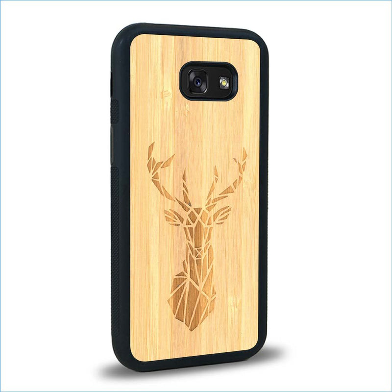 Coque Samsung A5 - Le Cerf - Coque en bois