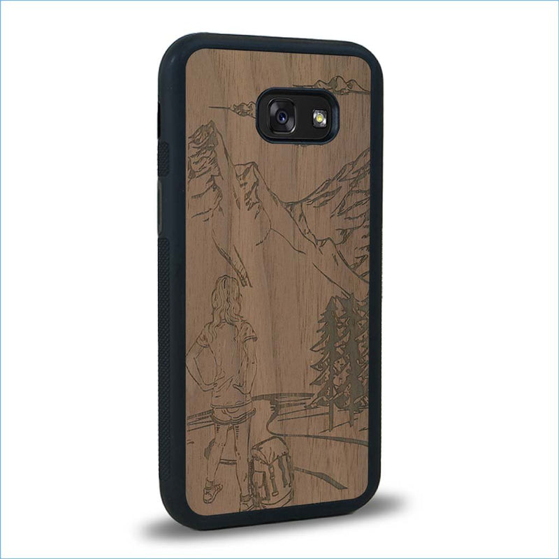 Coque Samsung A5 - L'Exploratrice - Coque en bois