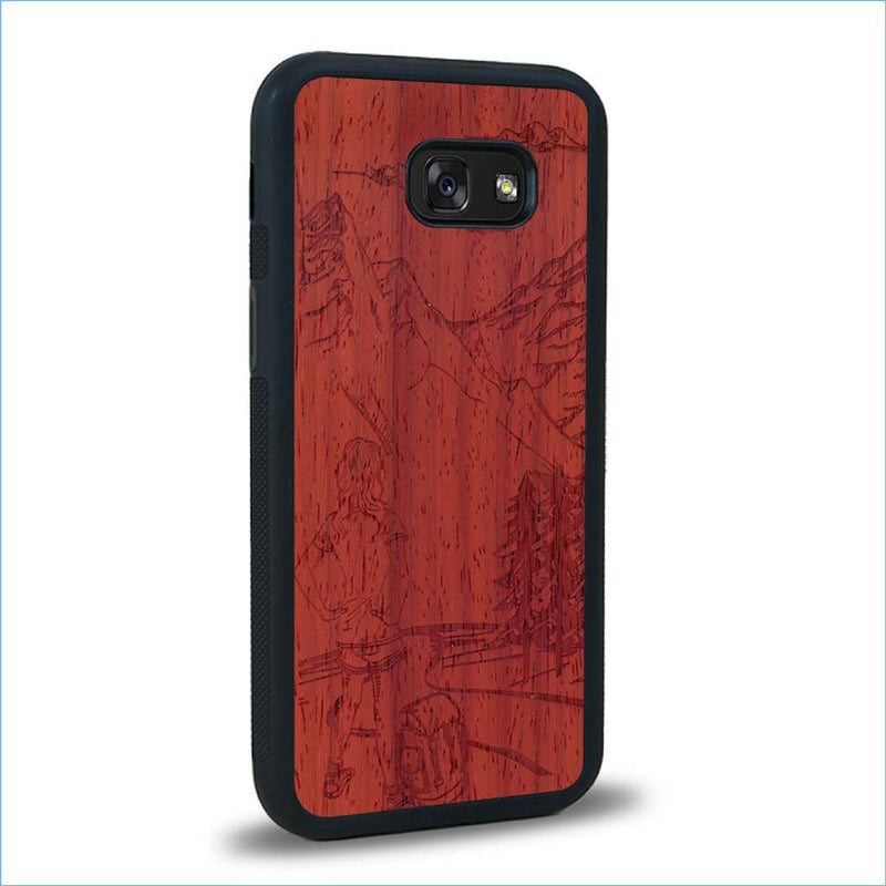 Coque Samsung A5 - L'Exploratrice - Coque en bois