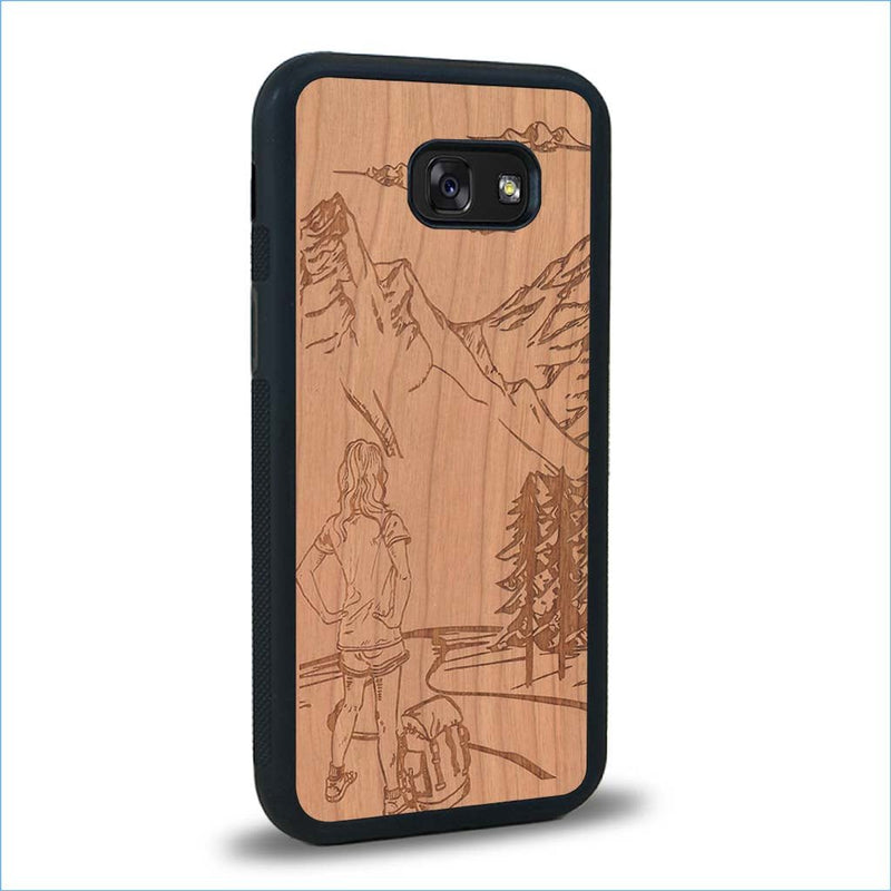 Coque Samsung A5 - L'Exploratrice - Coque en bois