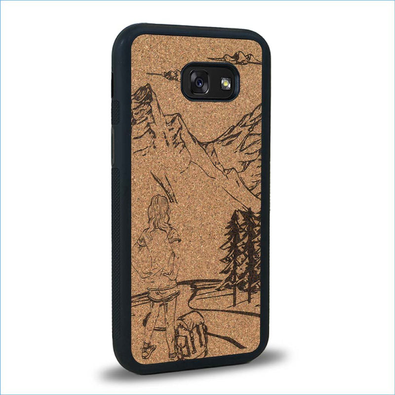 Coque Samsung A5 - L'Exploratrice - Coque en bois